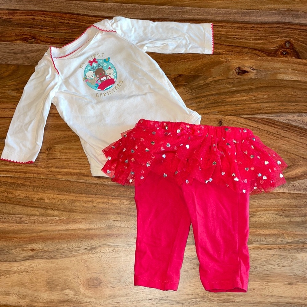 My First Christmas Outfit 0-3 Months